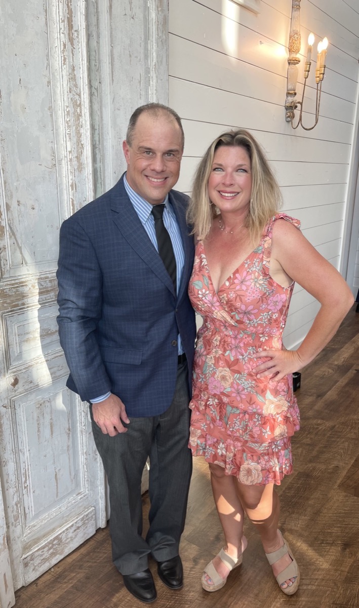 Jay Adams and his wife Hillary